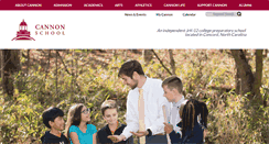 Desktop Screenshot of cannonschool.org